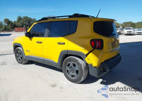 2016 Jeep Renegade Sport z USA, uszkodzony, nr VIN ZACCJAAW9GPC67502
